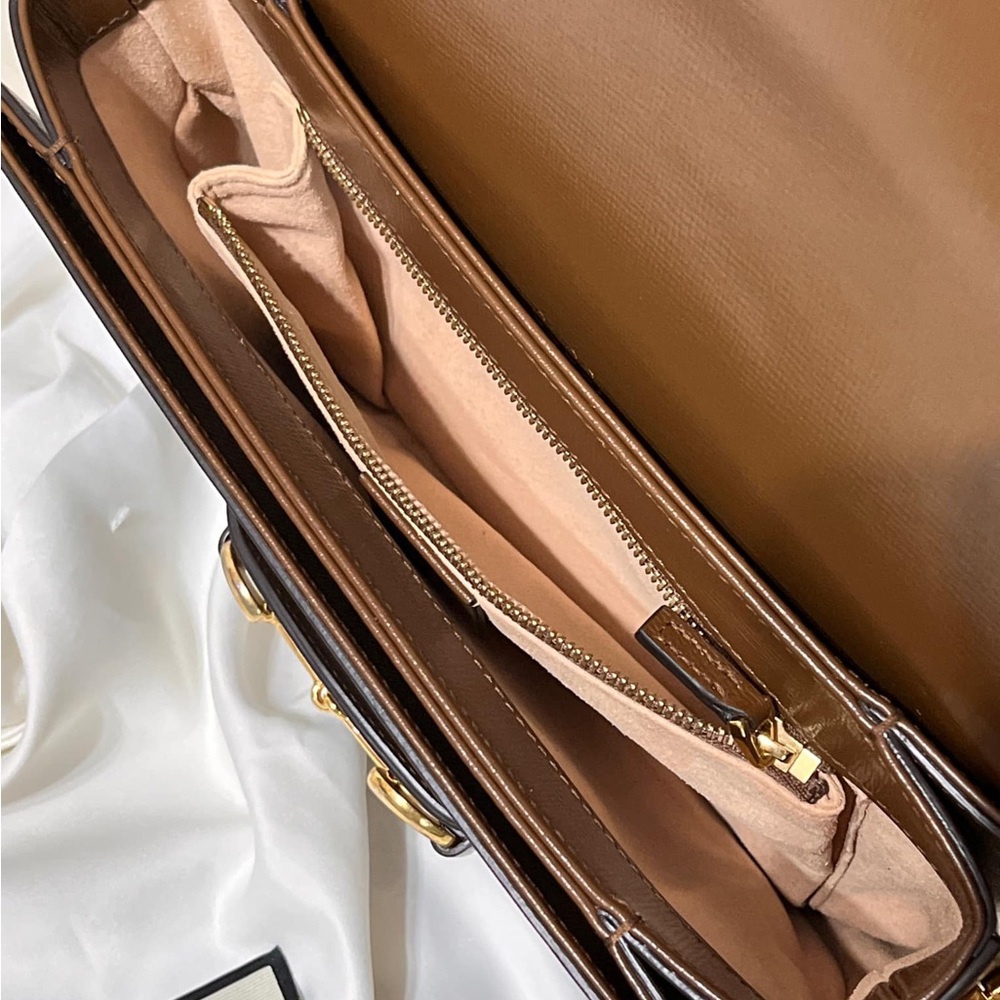 SOLD ON OTHER PLATFORMS - GUCCI HORSEBIT 1955 SHOULDER BAG - Picture 13 of 15